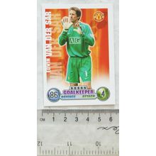 2007/08 Topps Match Attax Trading Card - Edwin van der Sar, Manchester United
