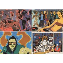 Fusion Deodorant 4x Hip Hop DJ Music Advertising Postcard s