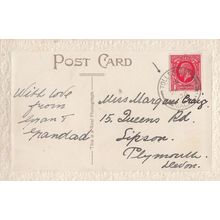 Tollesbury Essex Granddaughters Birthday Greetings Antique Postcard