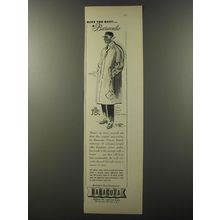 1953 Baracuta Raincoat Ad - Give the best.. a Baracuta