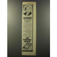 1953 Harcourt, Brace Book Ad - The Echoing Grove by Rosamond Lehmann