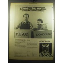 1975 Dokorder 7100 Tape Recorder Advertisement