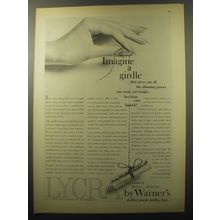 1960 Warner's Girdles Advertisement - Imagine a girdle