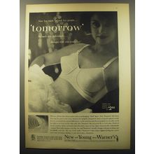 1960 Warner's Tomorrow Bra Advertisement - New bra made for real live people