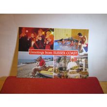 SUSSEX COAST HOLIDAY VILLAGE, MIDDLETON-ON-SEA unused postcard =