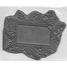 Christmas Frame Stamp. Stamping Cardmaking Scrapbooking Crafts