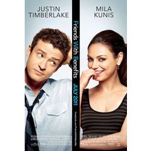 Friends with Benefits (2011)_1 Movie Film Poster Canvas iconic design