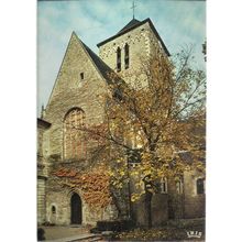 abbays saint-pierre de solesmes, France postcard Sarthe
