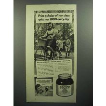 1944 Bosco Chocolate Syrup Ad - Prize Scholar