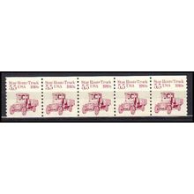 2125 5.5c Star Route Truck Very Fine MNH Dry Gum PNC 1/5 X0427