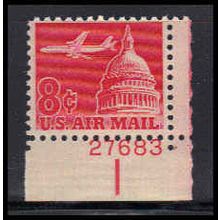 C64 8c Capitol Dome Fine MNH P#S LR 27683 W2691