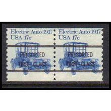 1906a 17c Electric Auto Fine MNH Dry Gum Pair PreCnx AA1100