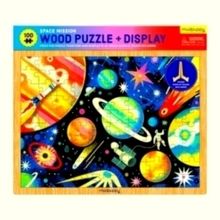 Space Mission 100 Piece Wood Puzzle Display - Mudpuppy
