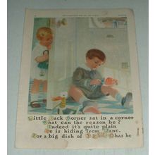 1923 Jell-o Ad w/ art by Linn Ball - Little Jack Horner