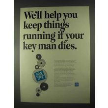 1967 New York Life Insurance Ad - Keep Things Running