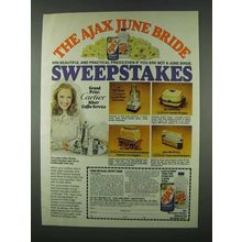 1978 Ajax Cleanser Ad - June Bride Sweepstakes