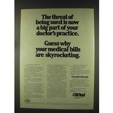 1977 The St. Paul Insurance Ad - Threat of Being Sued