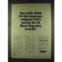 1977 The St. Paul Insurance Ad - You Really Think?