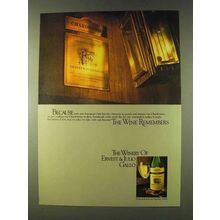 1979 Ernest & Julio Gallo Chardonnay Wine Ad - Because