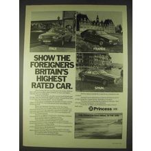 1978 Princess 2200 HLS Car Ad - Show the Foreigners