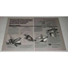 1980 Rockwell International Ad - Spaceship Engine