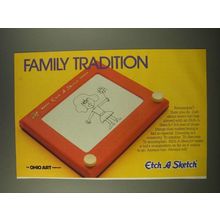 1986 Ohio Art Etch a Sketch Ad - Family Tradition