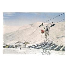 CAIRNWELL CHAIRLIFT, GLENSHEE.. unused Vintage postcard by J.Arthur Dixon 4890 =