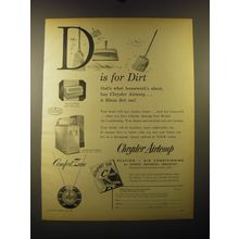 1953 Chrysler Airtemp Ad - D is for Dirt
