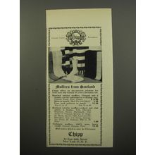 1950 Chipp Mufflers Ad - Mufflers from Scotland