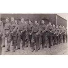 Rawtenstall Military Soldier Army Formation Procession Real Photo Old Postcard