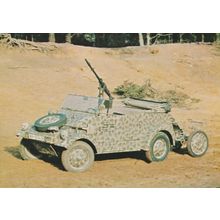 Volkswagen Kubelwagen Tank Postcard
