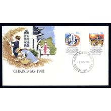 AUSTRALIA 1981 FDC Christmas PO Cover 163 - Collins Street VIC 3000 PMK