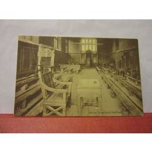 FOURTH FORM ROOM, HARROW SCHOOL LONDON unused antique postcard Millers Library =