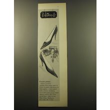 1960 B. Altman & Co Shoes by Charles Jourdan Advertisement - French artistry