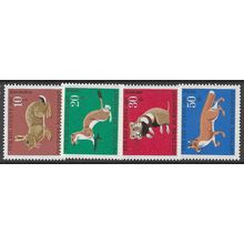 1967 Michel 529/532 - MNH (**) - ANIMAL