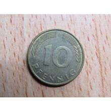 1983d 10 Pfennig Germany Coin
