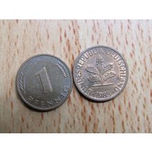 1983d 1 Pfennig Germany Coin