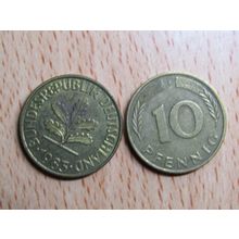 1983f 10 Pfennig Germany Coin