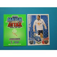 107. Johan Elmander - Bolton Wanderers - Match Attax 2010/11 Football Card EF1