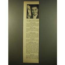 1961 Hilton Hotel Ad - The warm, friendly smile is unmistakably Hilton