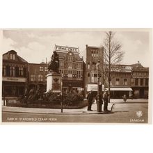 Zaandam Standbeeld Czaar Peter Holland Real Photo Postcard