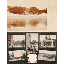 Durban Salisbury Island & Greetings 2x South Africa Old Postcard s