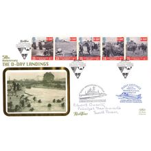 Edward Gueritz D-Day Landings WW2 BBC Hand Signed FDC