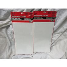 Cole Mailbox Stickers Die Cut Vinyl Numbers, 3" White 2 Pack