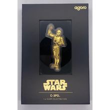 1 Oz Silver Collectible 2025 Niue Star Wars C-3PO Driod Gold Gilded 2000 Minted