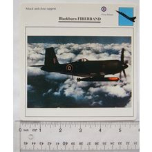 Blackburn Firebrand - GB - Attack & Close Support - Collectors Club Card
