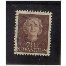 NETHERLANDS 1950 ANTILLES 7 1/2C FU SG311A