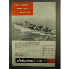 1955 Johnson Sea-Horse Outboard Motor Ad!