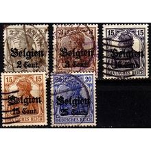 GERMANY REICH Besetzung [Belgien] MiNr 0010 ex ( O/used ) [02]