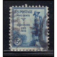 Used 734 5c General Kosciuzko Average Plus U1316